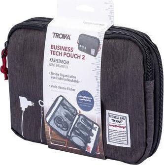 Image du produit Troika BUSINESS TECH POUCH 2 Pochette pour câbles, gris