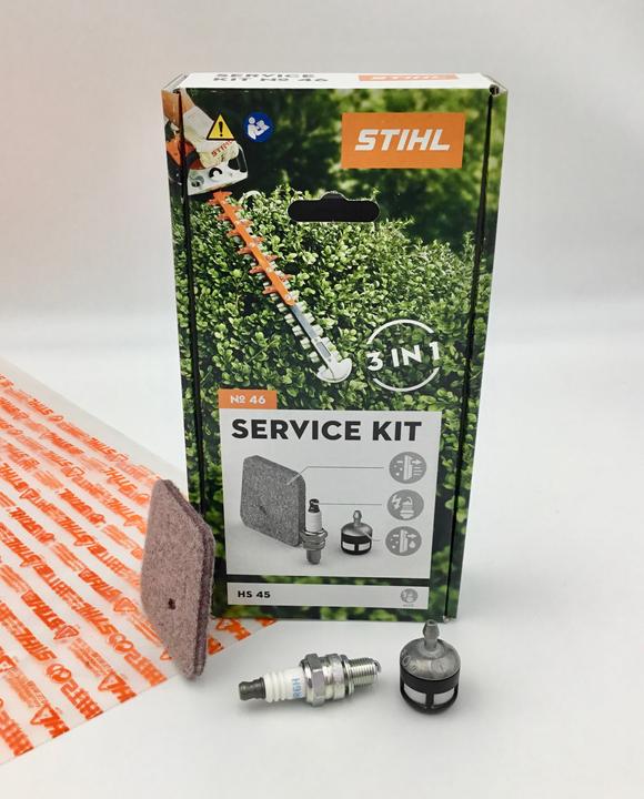 Produktbild Stihl Service Kit 46 HS 45 ( 2-MIX-Motor) 41400074102 Filter, Zündkerze 41400074102 (Heckenschere, Gartenmaschinen Ersatzteile)
