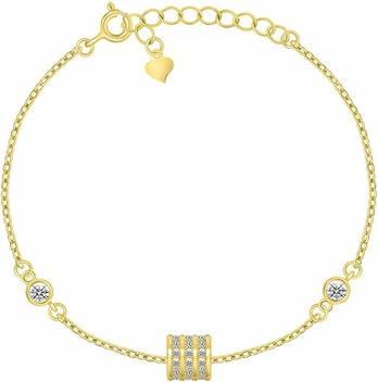 Brilio Silver - Women's silver bracelet with zircons BRC162W