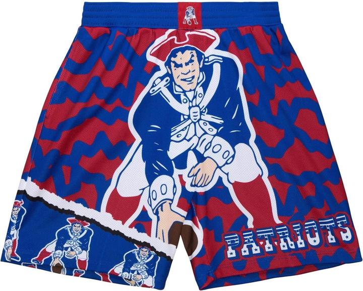 Mitchell & Ness M&N New England Patriots JUMBOTRON Basketball Shorts - L (L)