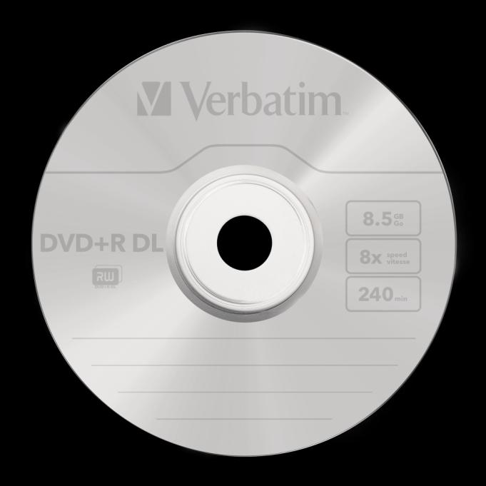 Actual product image Verbatim Dvd+R dl (5 x)