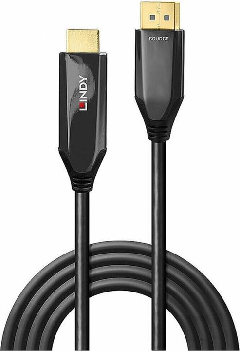 Actual product image Lindy DisplayPort - HDMI (Type A) (3 m, DisplayPort, HDMI)