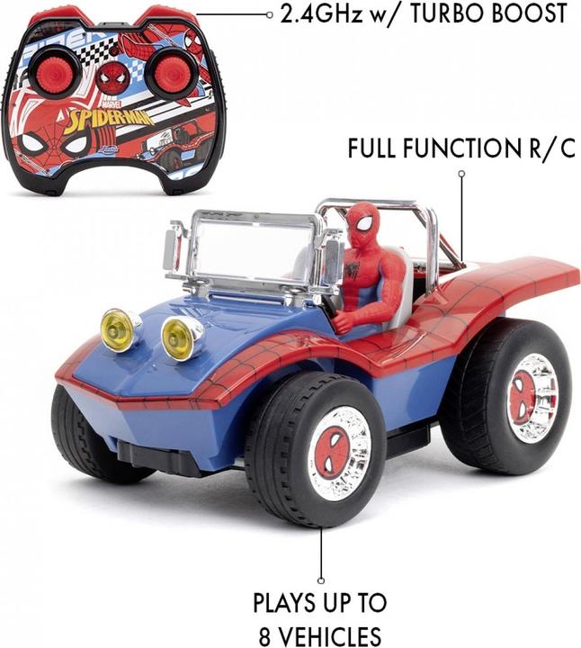 Produktbild Jada Marvel Spider-Man RC Buggy 1:24