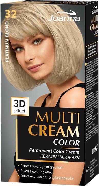 Image du produit Joanna Multi Cream Color Hair Dye 32 Platinumonde (32 Platynowy Blond)