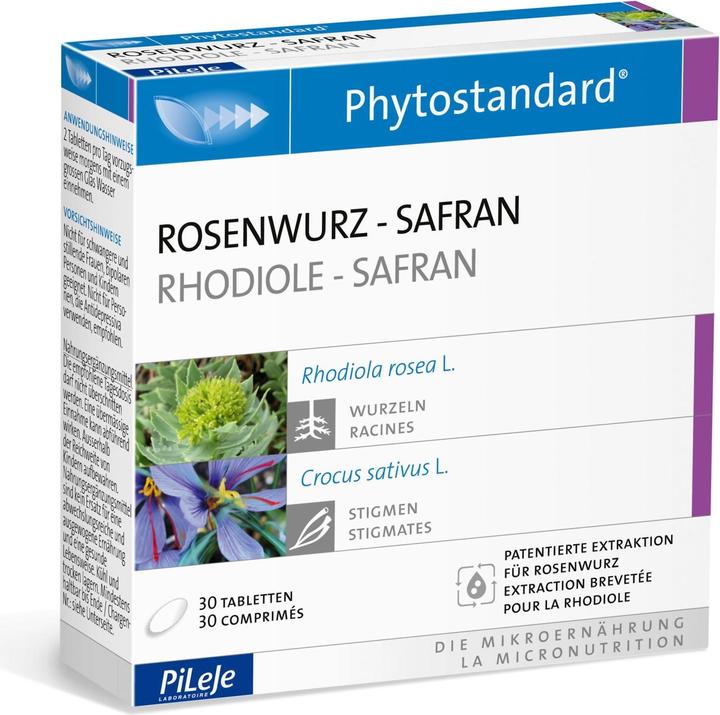 Phytostandarts Rosenwurz - Safran Tablette (30 Stück, Tabletten, 36 g)