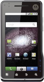 Productafbeelding Motorola Milestone XT720 - Zilverblauw (150 GB, 3.70", 8 Mpx, 3G)
