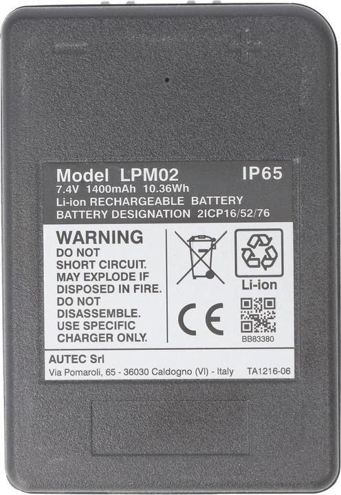 Image du produit AccuCell Akku autec LPM02 AIR, DYNAMIC, MJ, MK (7.20 V, 1400 mAh)