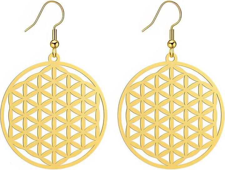 Actual product image Perlstein Flower of life earrings (Metal)