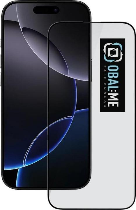 Immagine prodotto - OBAL:ME Schermo protettivo in vetro 5D per Apple iPhone 16 Pro Nero (1 Pezzo/i, Apple iPhone 16 Pro)