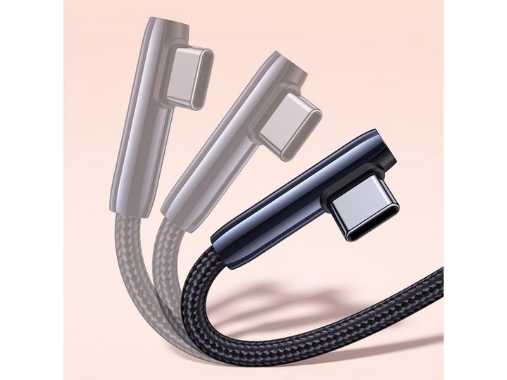 Produktbild Ugreen Cable USB to USB-C US317 Angled, 2m (black) (2 m, USB 2.0, 50 W)