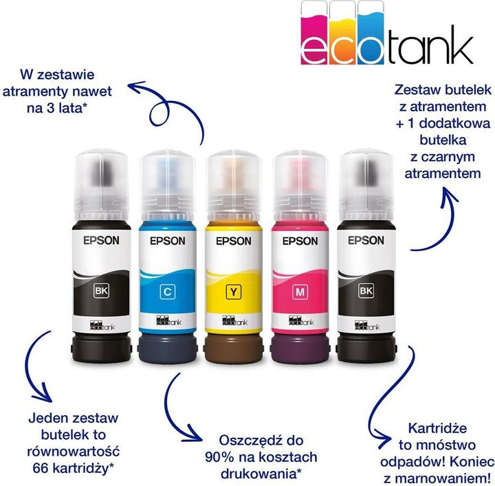 Actual product image Epson EcoTank L3280, 3in1,Print, Scan, Copy (Colour)
