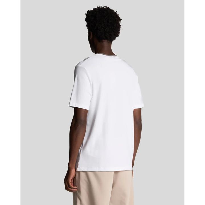 Actual product image Lyle and Scott Contrast collar T-shirt (M)