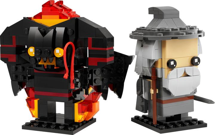 Actual product image LEGO BrickHeadz - Gandalf the Grey and Balrog (40631, LEGO Brickheadz)