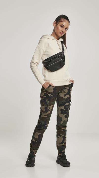 Actual product image Urban Classics Ladies High Waist Camo Cargo Pants (28)