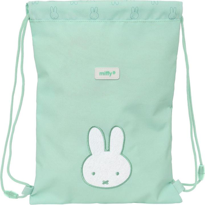 Smiffys Rucksacktasche mit Bändern Miffy Menta Minze 26 x 34 x 1 cm