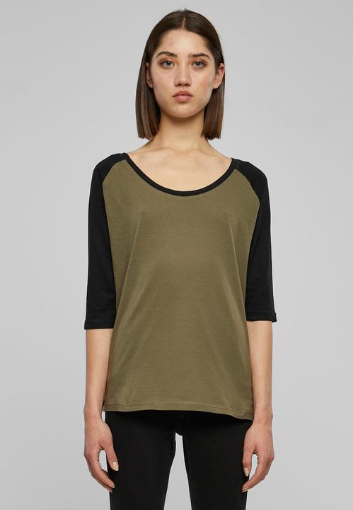 Immagine prodotto Urban Classics Tee Raglan 3/4 da donna a contrasto (5XL)