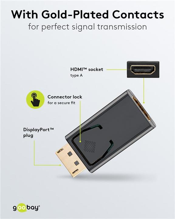 Image du produit Goobay DisplayPort zu (DP, 7.60 cm)