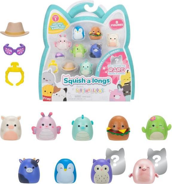 Image du produit Jazwares Sqal - 8 Pack (Asst) (2.50 cm)