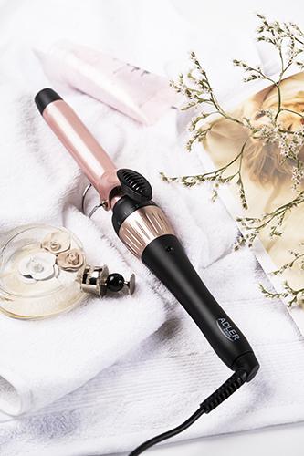 Image du produit Adler AD 2117 Fer à friser, noir/rose (25 mm)
