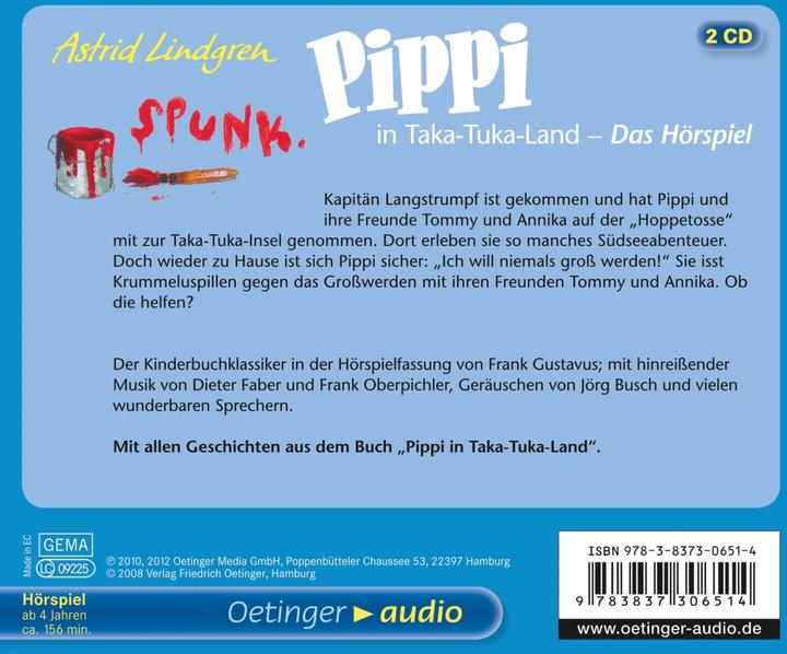Produktbild Pippi In Taka-tuka-land (Astrid Lindgren, Deutsch)