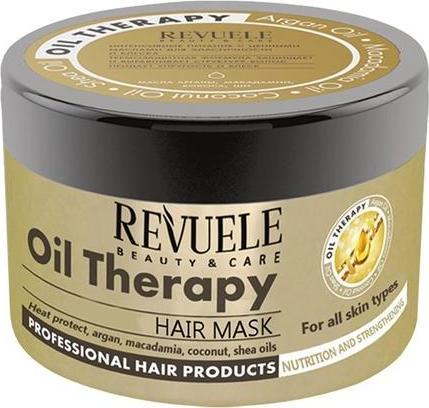 Immagine prodotto Revuele Maschera per capelli Oil Therapy con oli di Argan, Macadamia, Cocco e Karité 500ml (500 ml)