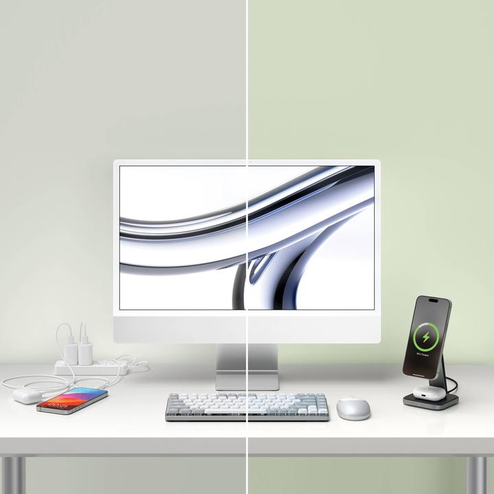Produktbild Satechi 2-in-1 Foldable Charging Stand (15 W)
