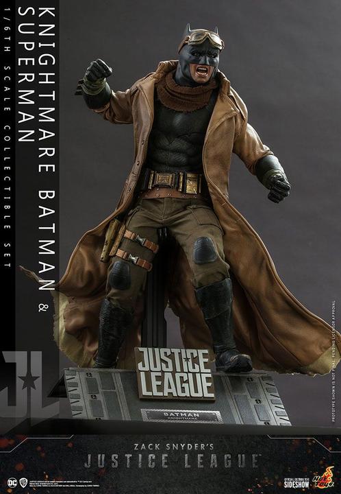 Actual product image Hot Toys Zack Snyder's Justice League "Knightmare Batman & Superman" 1/6 Scale Figure Set