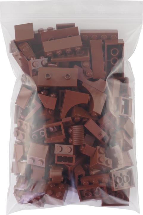 Produktbild LEGO Steine Braun gemischt - 200 Stück - Brown bricks mix - NEU (LEGO Zubehör)