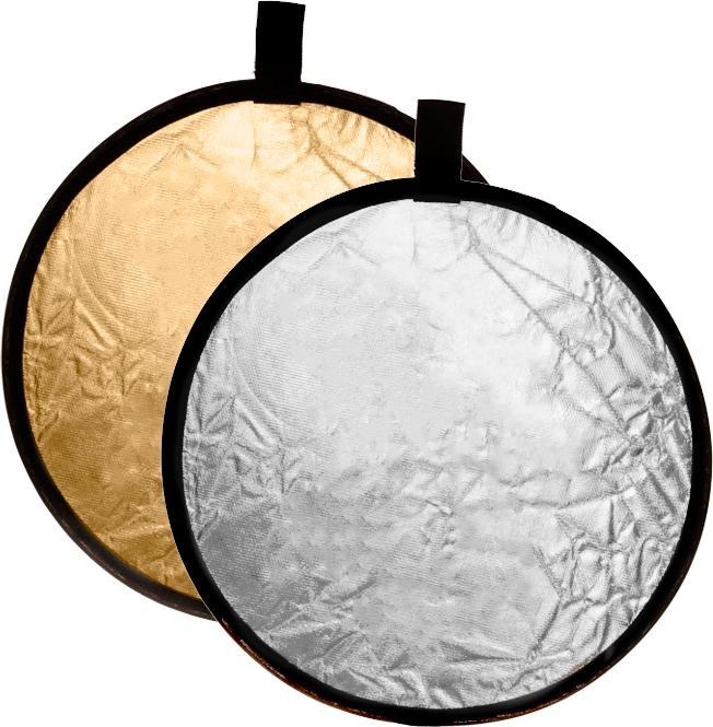 Actual product image Caruba Reflectiescherm 2 in 1 Goud & Zilver 45cm
