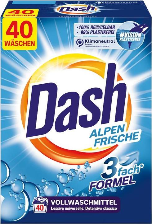 Actual product image Dash Regular (40 Washing cycles, Washing powder)