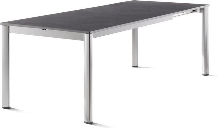 Sieger Ausziehtisch Aluminium/Vivodur 165/225/285x95 cm (95 cm)