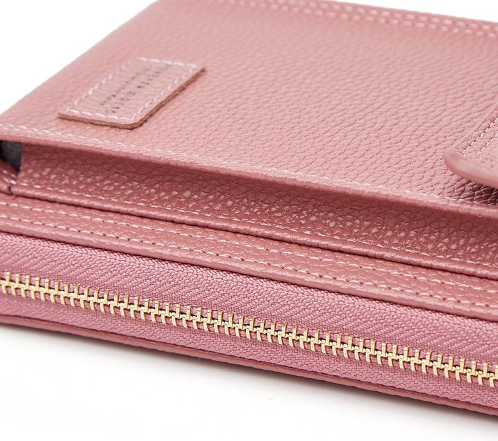 Immagine prodotto Cover-Discount Portafoglio a tracolla con tasca per smartphone rosa
