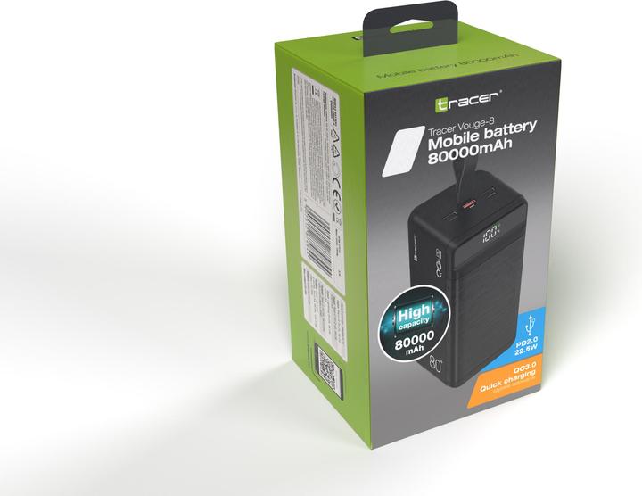 Immagine prodotto Tracer 47519 Vouge-8 80000mAh Banca di alimentazione (80000 mAh)