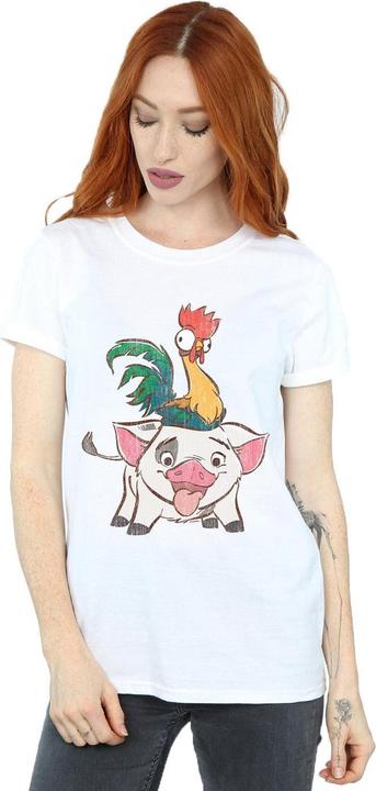 Immagine prodotto Disney Moana Hei Hei And Pua Maglietta Ampia Donna (L)