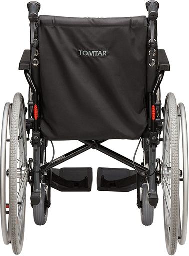 Actual product image Dietz Lightweight folding wheelchair Tomtar MR-LG with attendant brake 51 cm