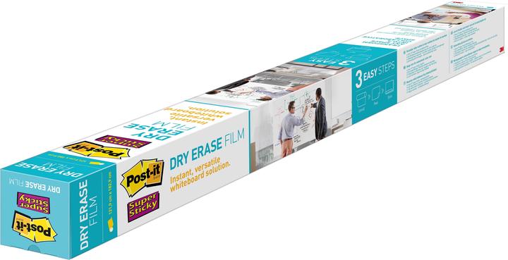 Actual product image Post-it Super Sticky Dry Erase Film (121.9 x 182.9 cm)