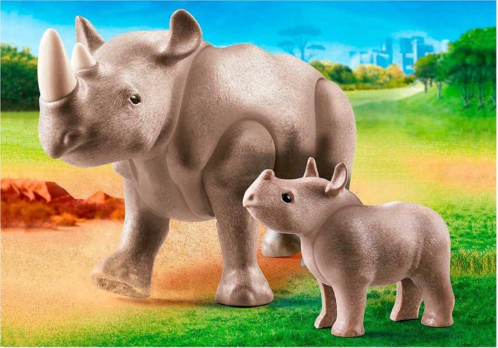 Produktbild Playmobil Nashorn mit Baby (70357, Playmobil Family Fun)