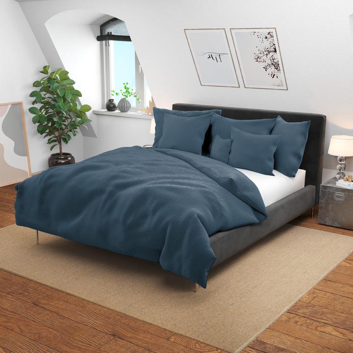 Image du produit Lotus Bettwaren Satin seersucker (Housse de couette, 200 x 210 cm)