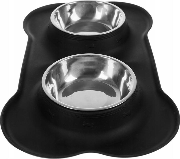 Produktbild Purlov Doppelnapf für Hund und Katze - 2 x 450 ml (0.90 l)