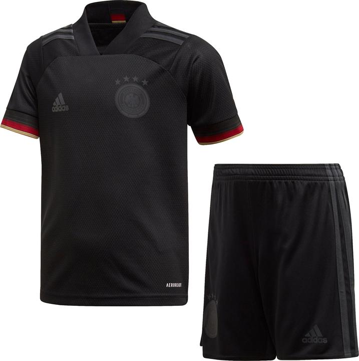 Immagine prodotto adidas DFB Mini Kit away kit EM 2020/2021 (taglia: 104, nero) (104)