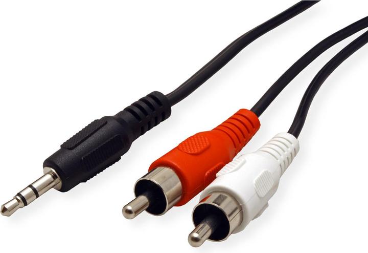 Roline Stereo jack - Stereo RCA (10 m, 3.5mm jack (AUX), Cinch)