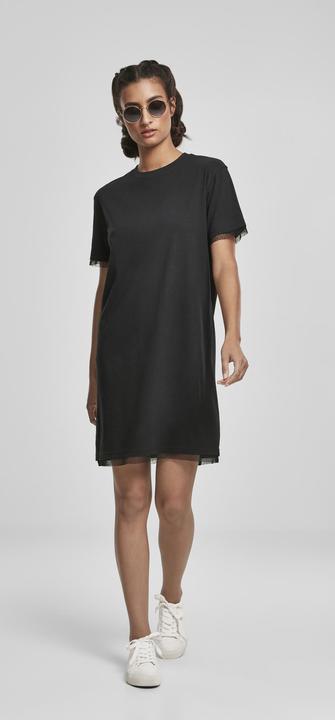 Produktbild Urban Classics Ladies Boxy Lace Hem Tee Dress (L)