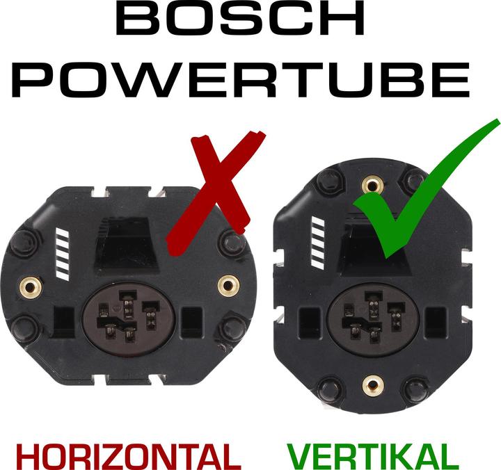 Produktbild E-Bike-Vision Akku Bosch Active (Plus) / Performance (CX) Intube vertikal (461 Wh, E-Bike Akku)
