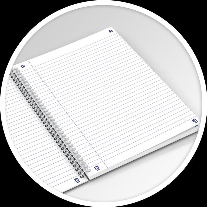 Actual product image Oxford FORME FLORAL - spiral book (B5, Lined, Hardcover)