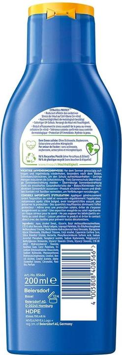 Immagine prodotto NIVEA Protect & Moisture (Crema solare, SPF 50, 250 ml)