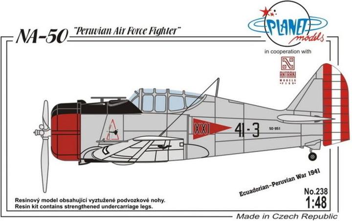 Actual product image Planet Models NA-50 "Peruvian Air Force Fighter"