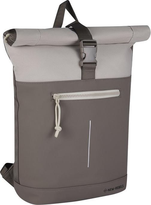 Image du produit New Rebels Backham Rolltop Backpack 16L Taupe Beige (16 l)