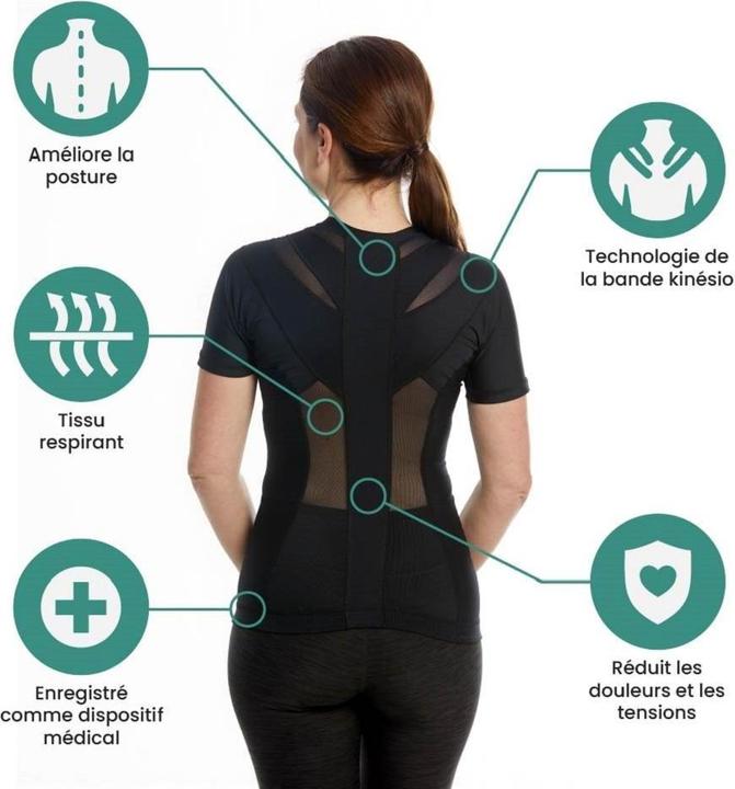 Produktbild Anodyne Posture Shirt 2.0 Damen schwarz M (M)