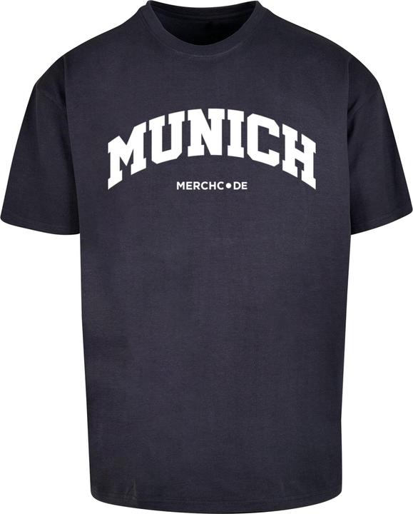 Actual product image Merchcode Munich Wording - Heavy Oversize Tee - 116381 (L)