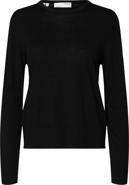 Actual product image Selected Femme Slfthea Ls Knit Merino O-Neck Noos (XL)